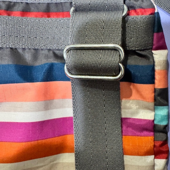 LeSportSac Colorful Striped Crossbody Bag - Picture 7 of 9